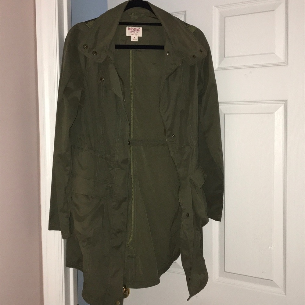 Navy green utility jacket